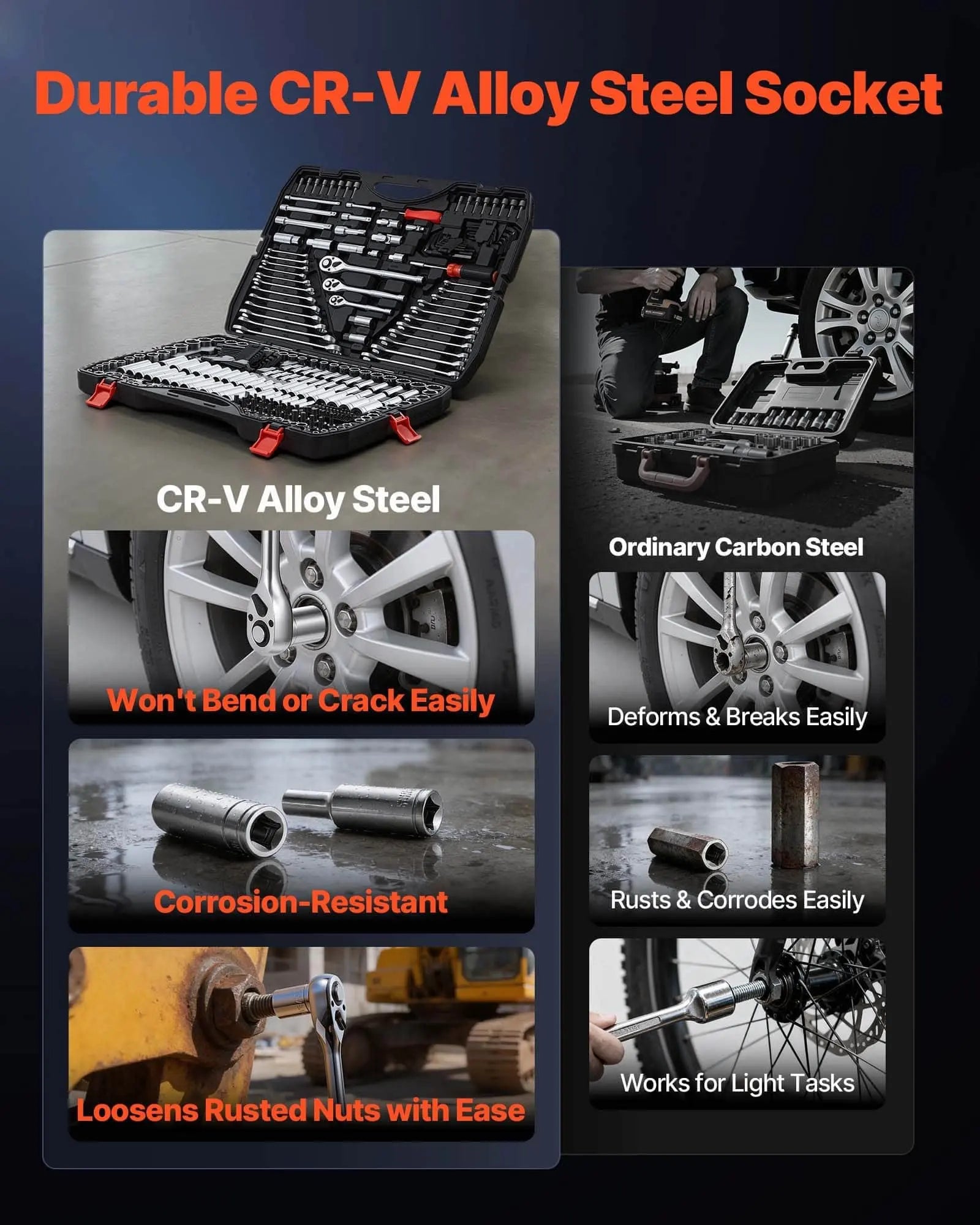 308-Piece Professional Mechanic Tool Set