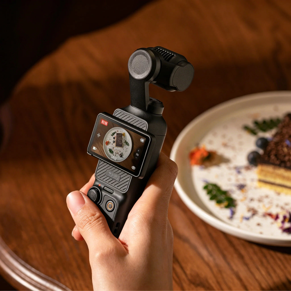 Compact 1-Inch CMOS Handheld Gimbal Camera Vlog Creator Bundle
