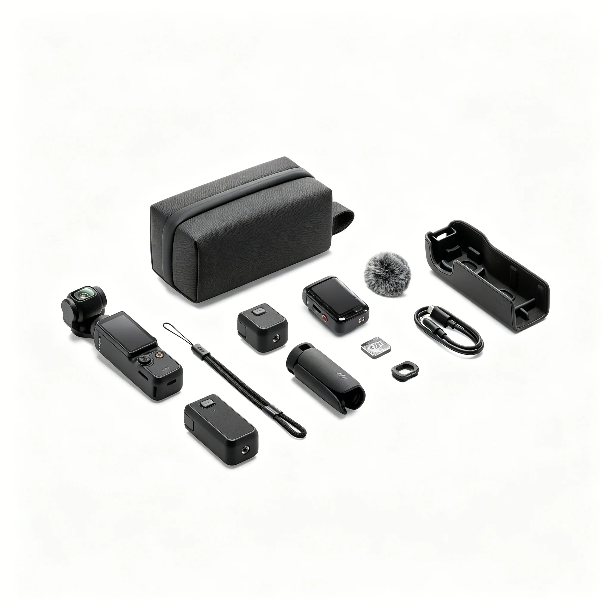 Compact 1-Inch CMOS Handheld Gimbal Camera Vlog Creator Bundle