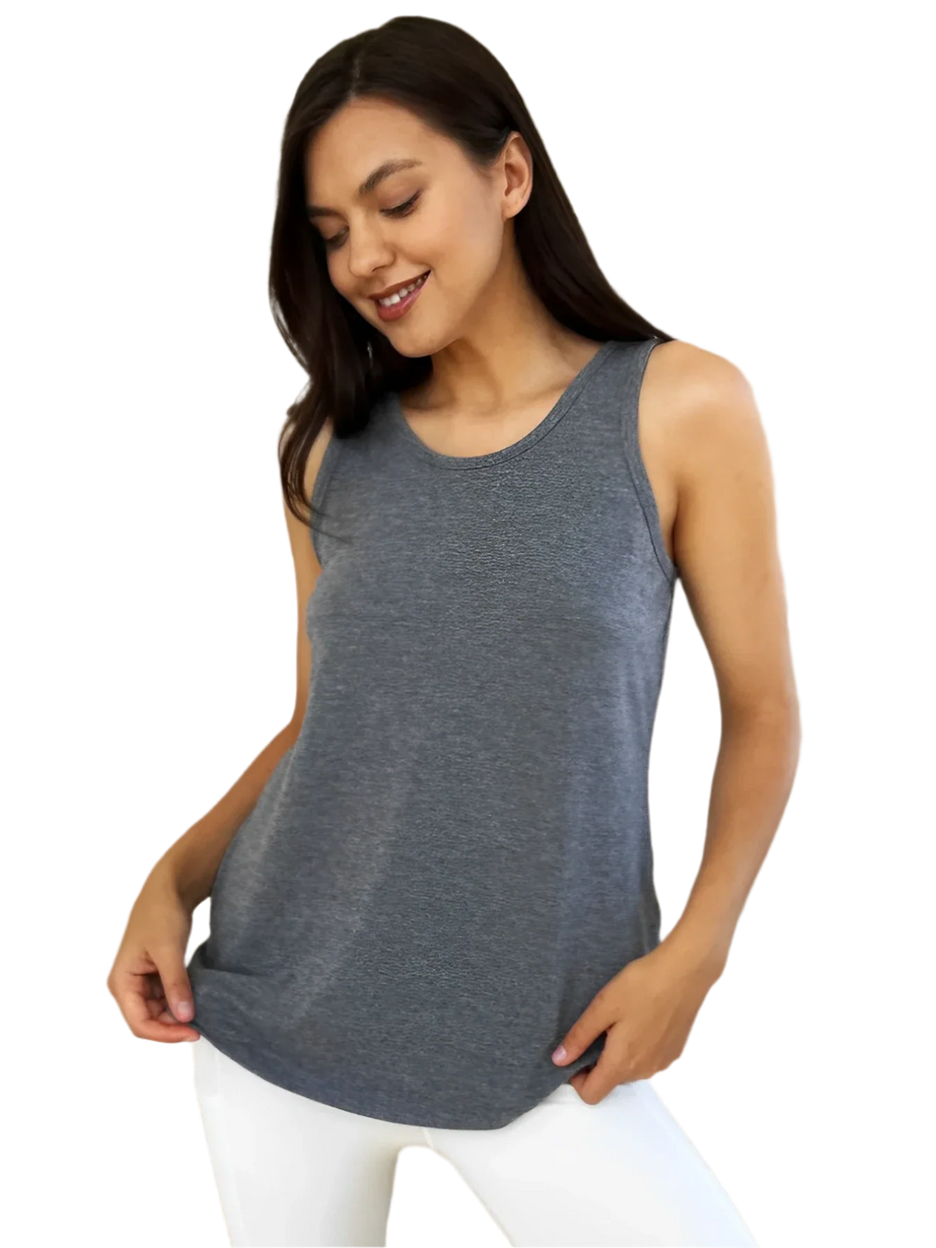 Top Basic Sleeveless Tank – Soft Stretch Comfort