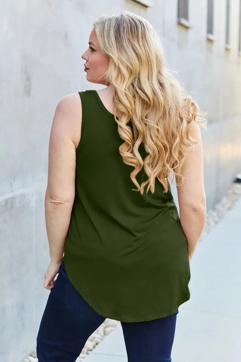 Top Basic Sleeveless Tank – Soft Stretch Comfort