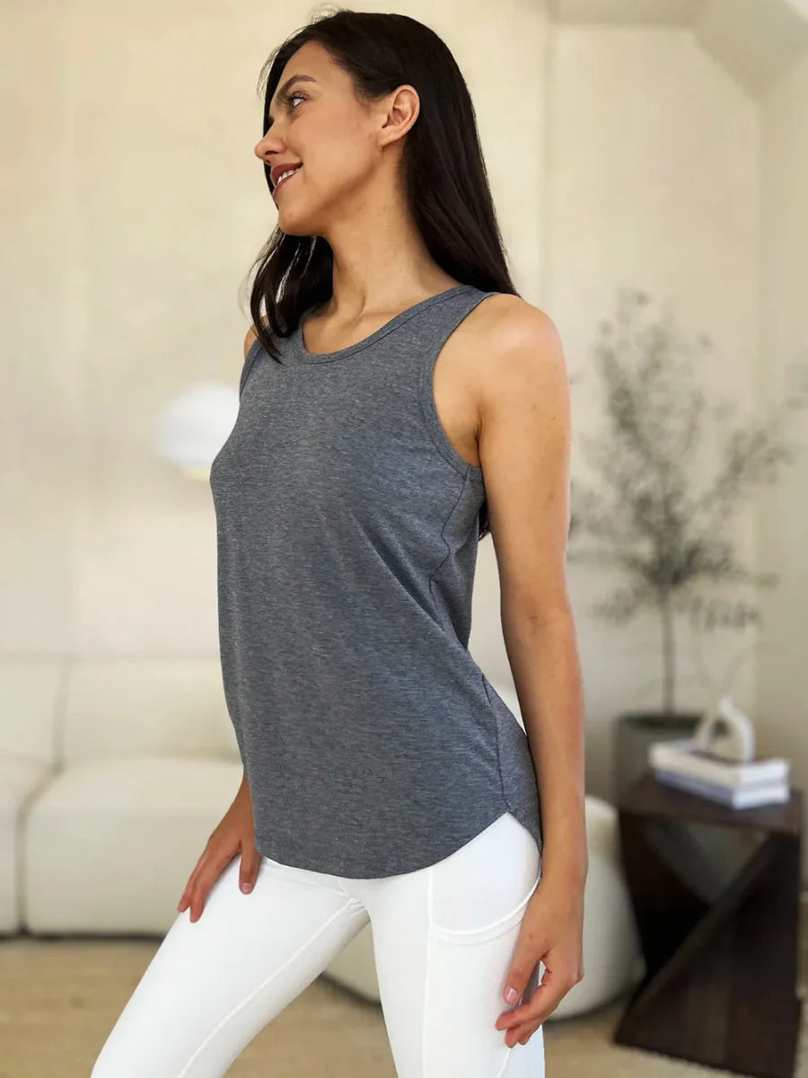 Top Basic Sleeveless Tank – Soft Stretch Comfort