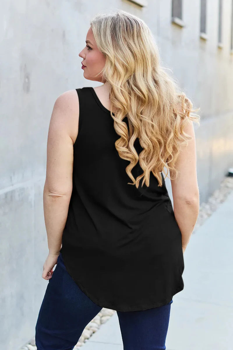 Top Basic Sleeveless Tank – Soft Stretch Comfort