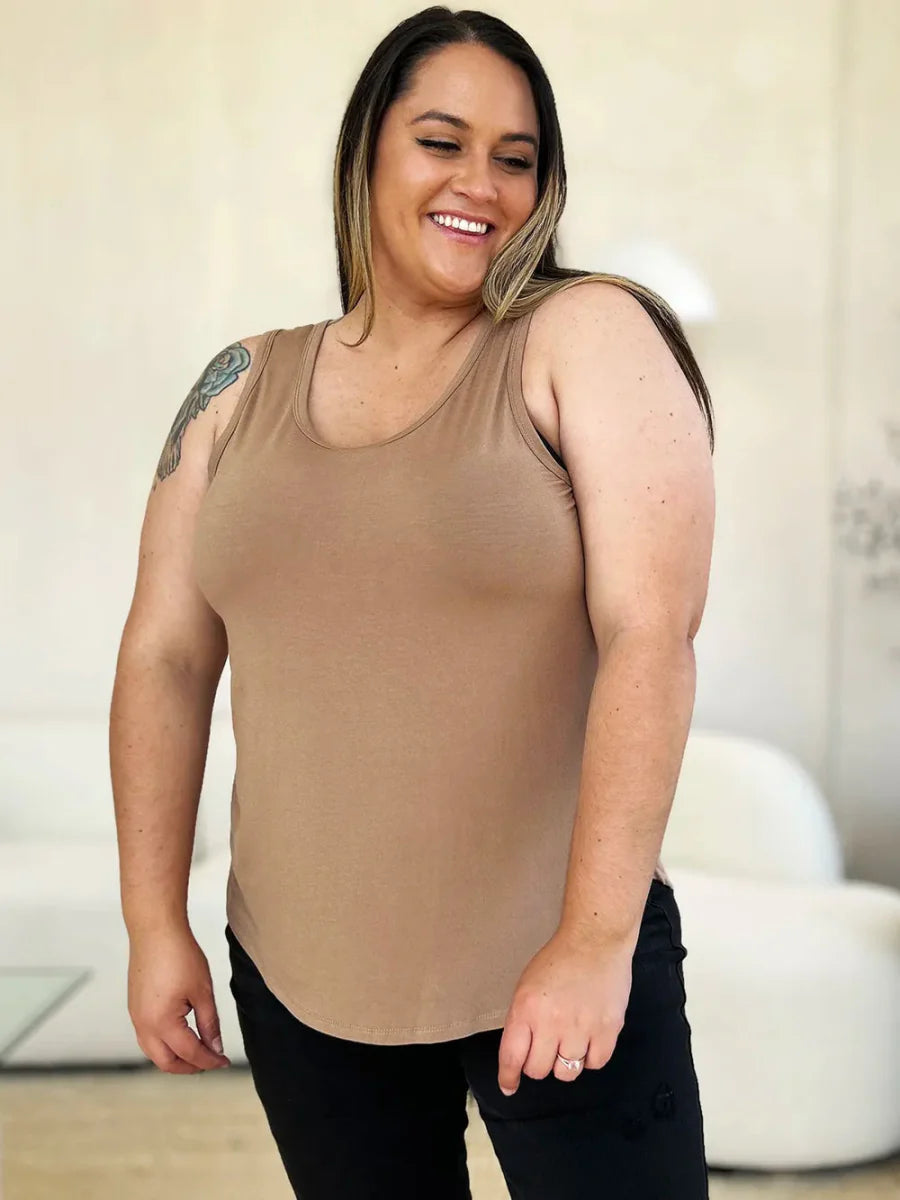 Top Basic Sleeveless Tank – Soft Stretch Comfort