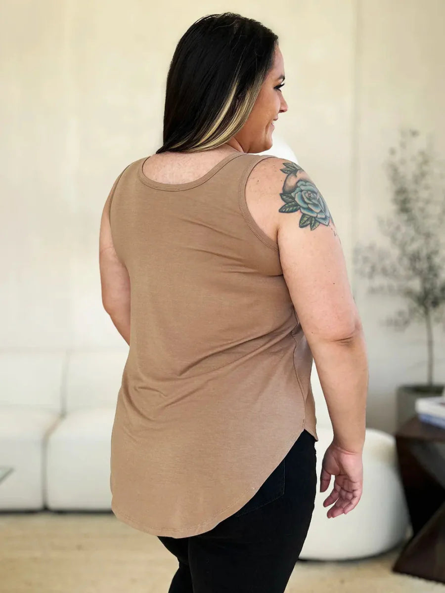 Top Basic Sleeveless Tank – Soft Stretch Comfort