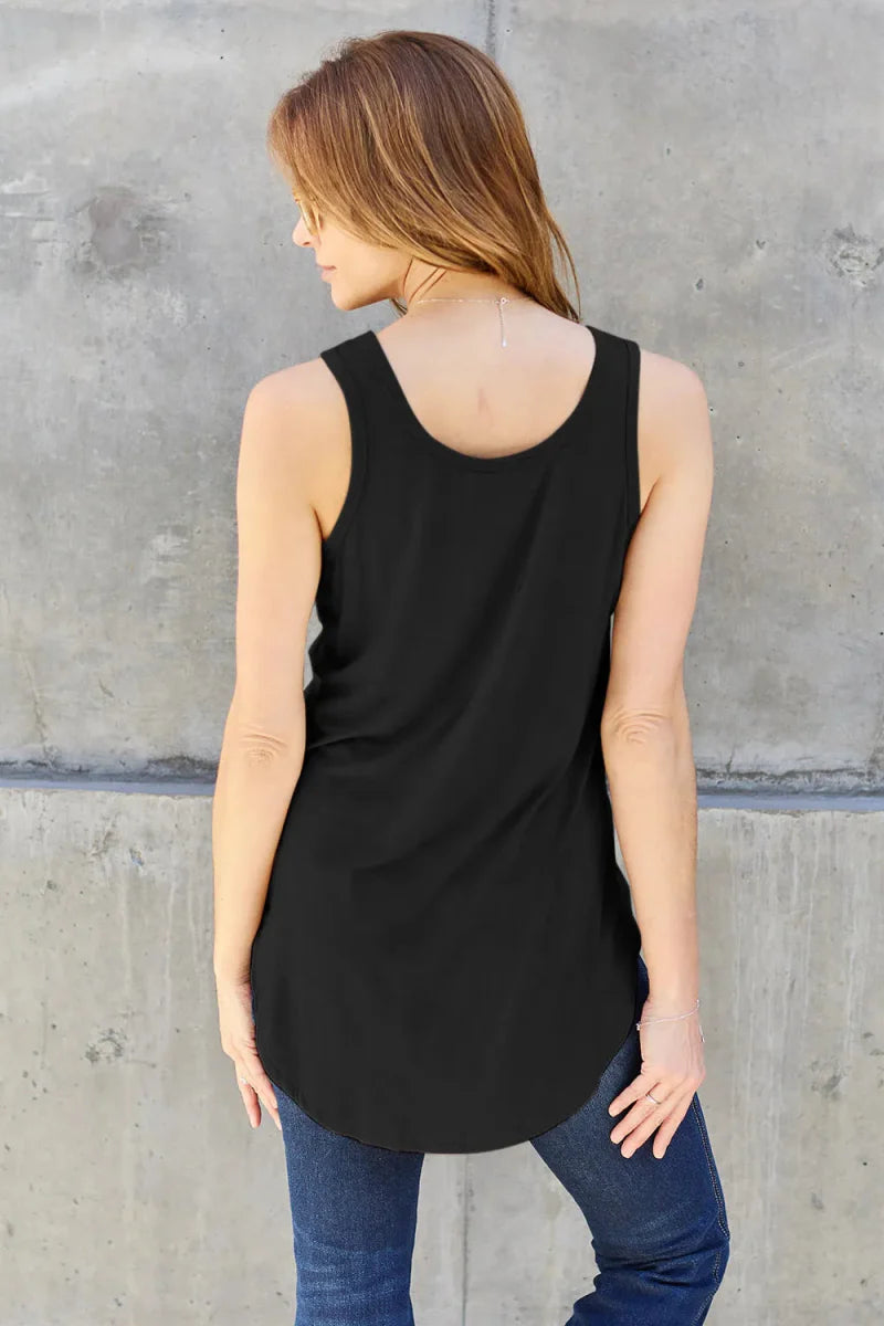 Top Basic Sleeveless Tank – Soft Stretch Comfort