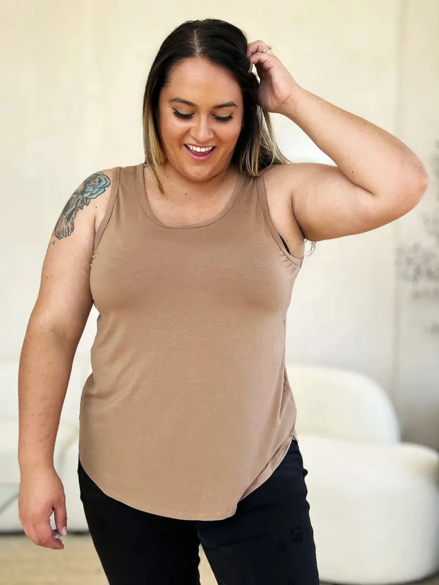 Top Basic Sleeveless Tank – Soft Stretch Comfort