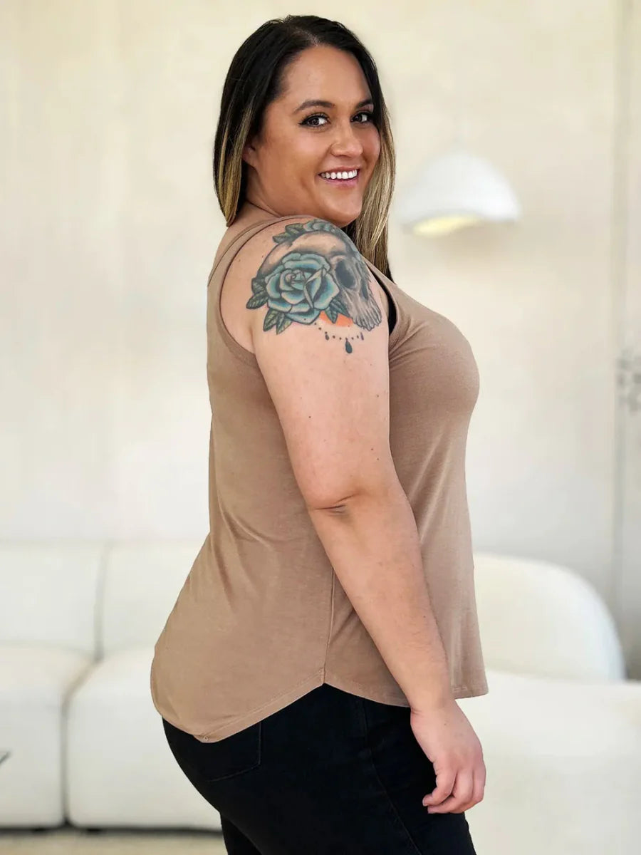 Top Basic Sleeveless Tank – Soft Stretch Comfort