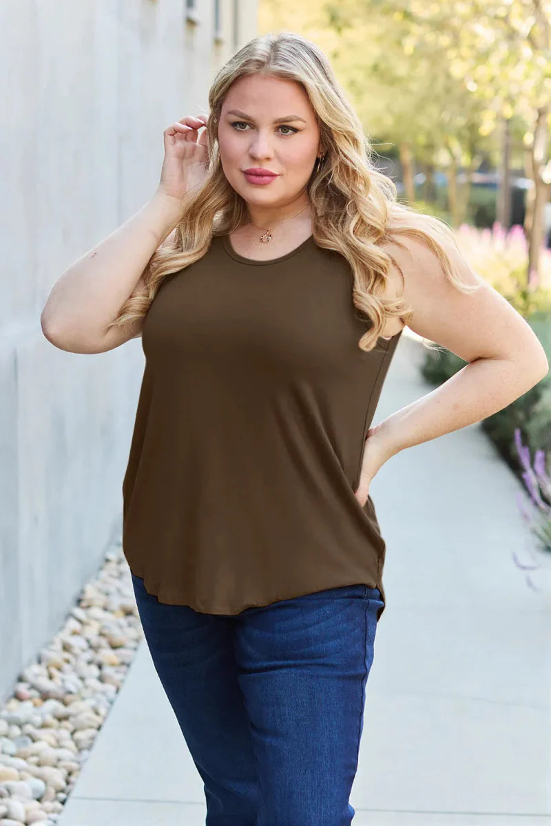 Top Basic Sleeveless Tank – Soft Stretch Comfort