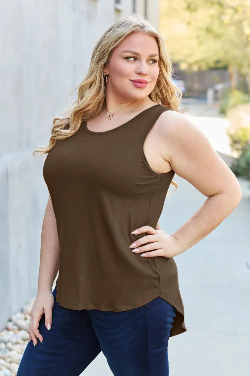 Top Basic Sleeveless Tank – Soft Stretch Comfort