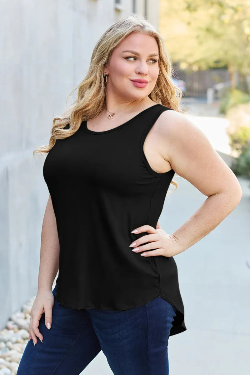 Top Basic Sleeveless Tank – Soft Stretch Comfort