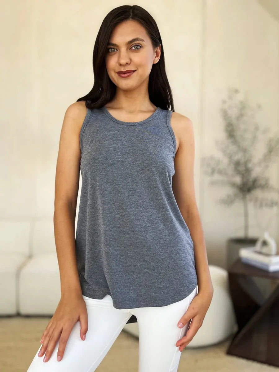 Top Basic Sleeveless Tank – Soft Stretch Comfort