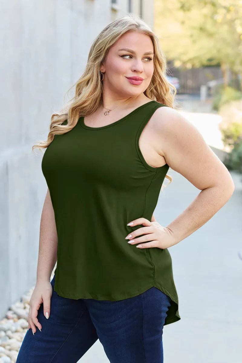 Top Basic Sleeveless Tank – Soft Stretch Comfort