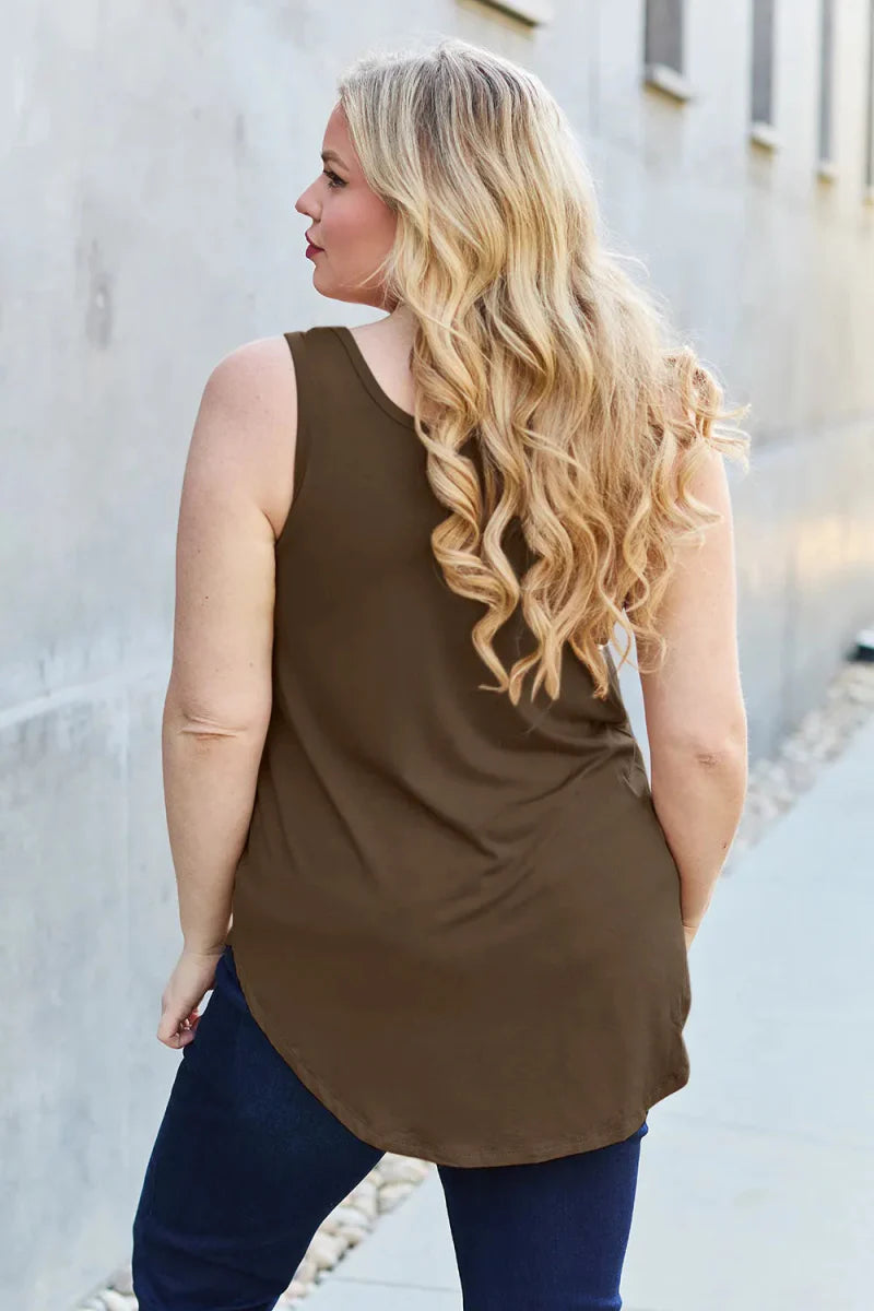 Top Basic Sleeveless Tank – Soft Stretch Comfort