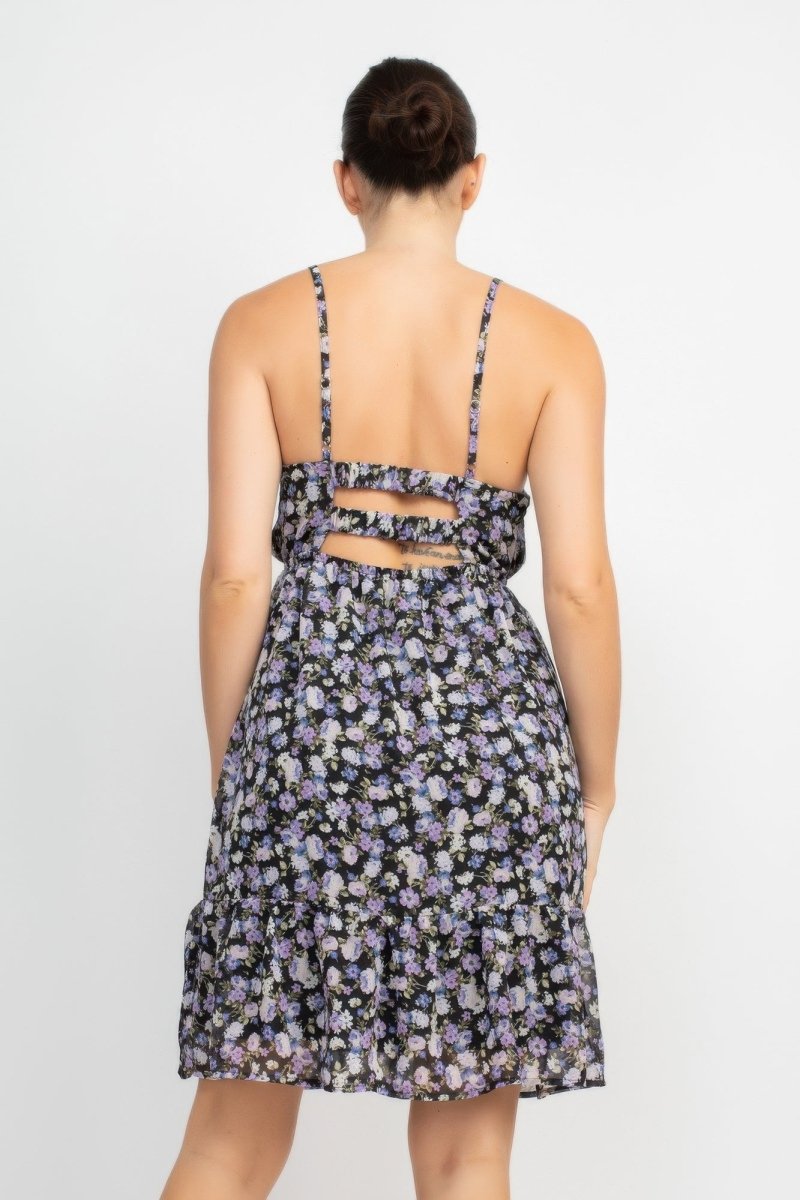 Dress Floral Mini Polyester for Brunch & Date Nights
