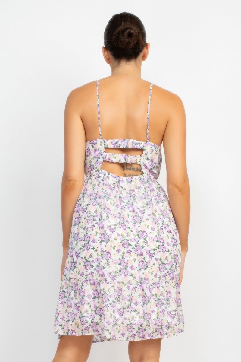 Dress Floral Mini Polyester for Brunch & Date Nights