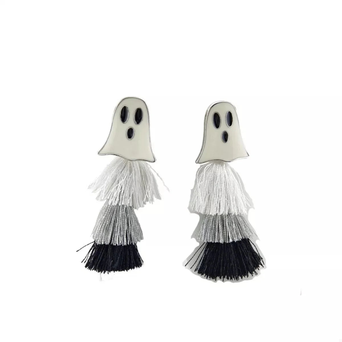 Earrings Halloween Ghost Pumpkin Dangle Gold-Plated Fall