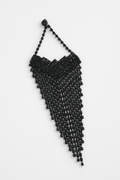 Earrings long rhinestone fringe formal vintage-inspired style