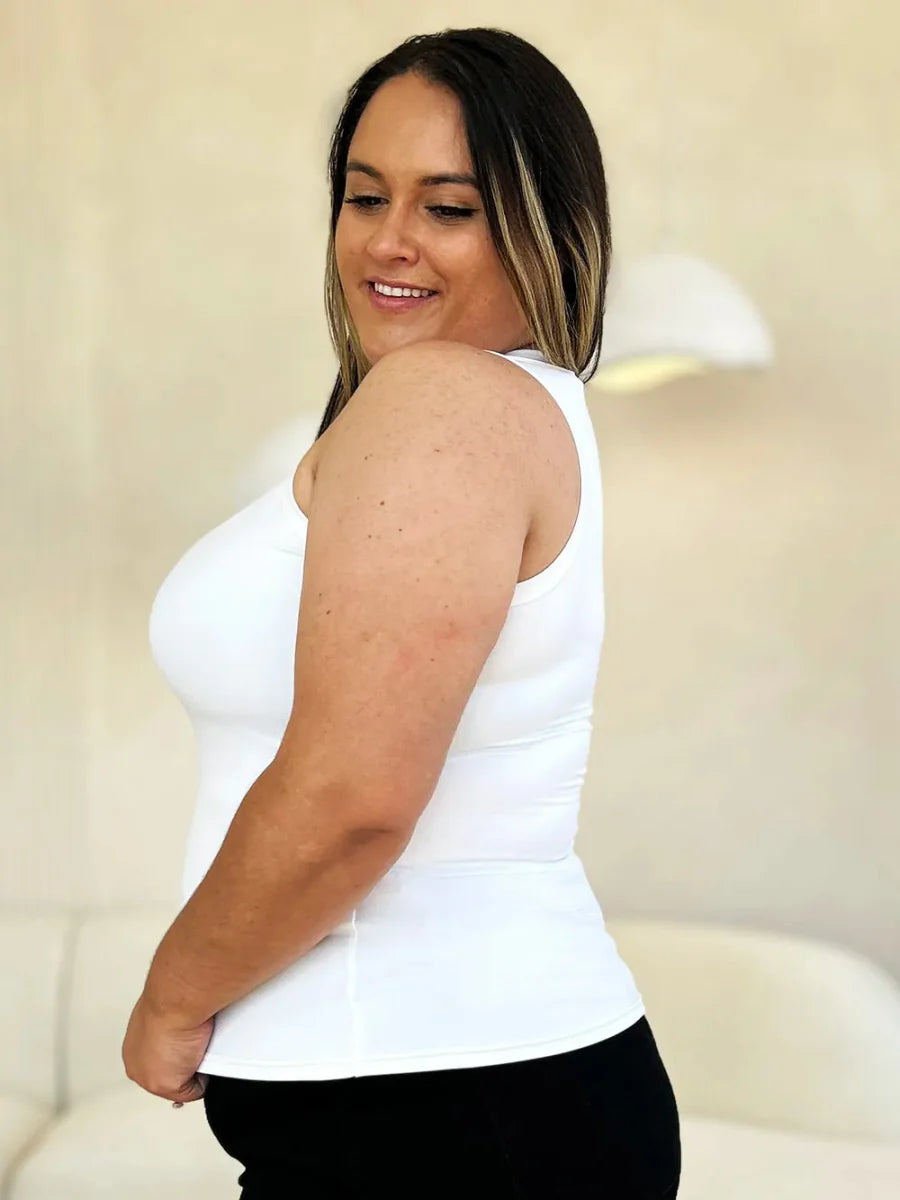 Top Essential Fitted Sleeveless Basic Tank