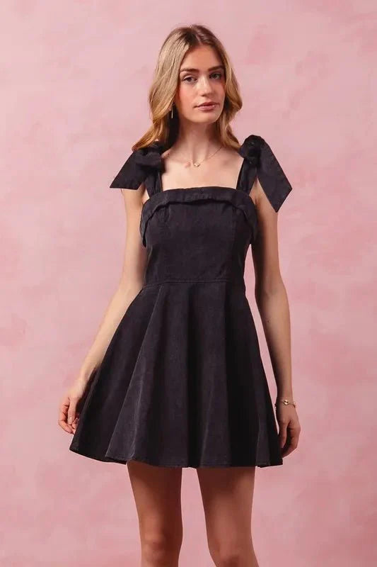 Dress Fit and Flare Washed Gameday
