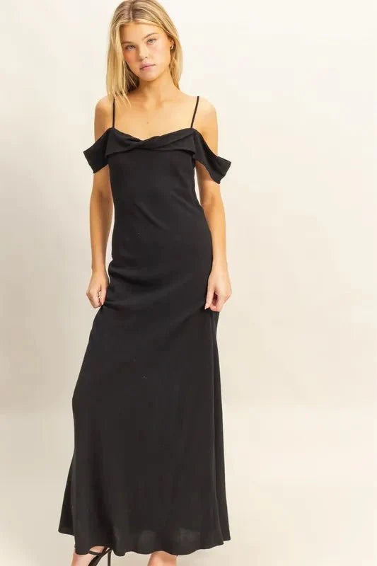 Maxi Dress Flattering Fit Cami for Elegant Summer Outings