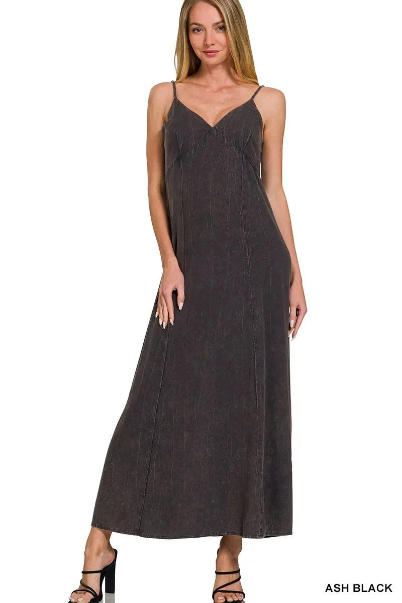 Dress Mineral Washed Rayon Challis Cami