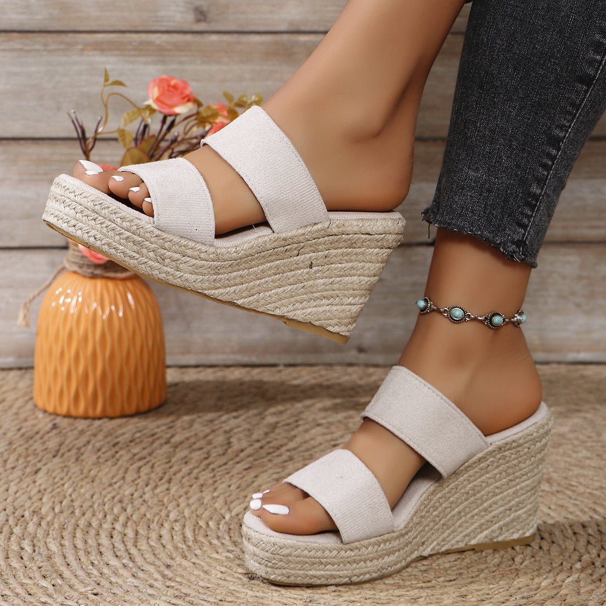 Sandals Open Toe Wedge