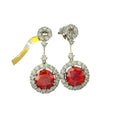 Earrings Moissanite Sterling Silver – 4 Carat Sparkle Pair