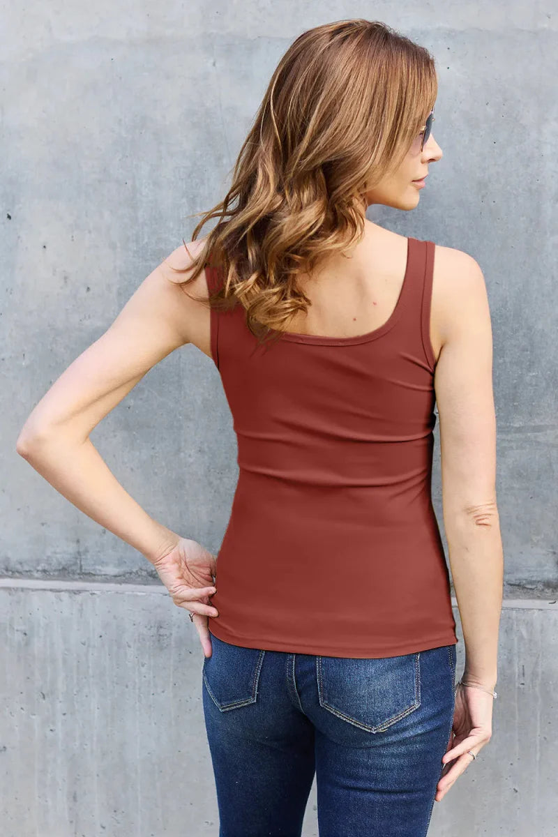 Sleeveless Fitted Work Top for Women – Layering Camisole Tank