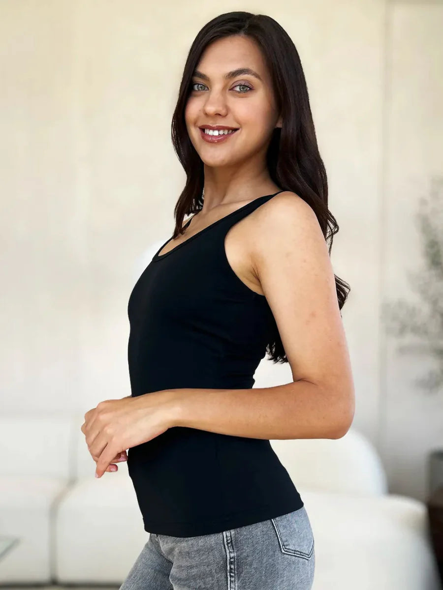 Sleeveless Fitted Work Top for Women – Layering Camisole Tank