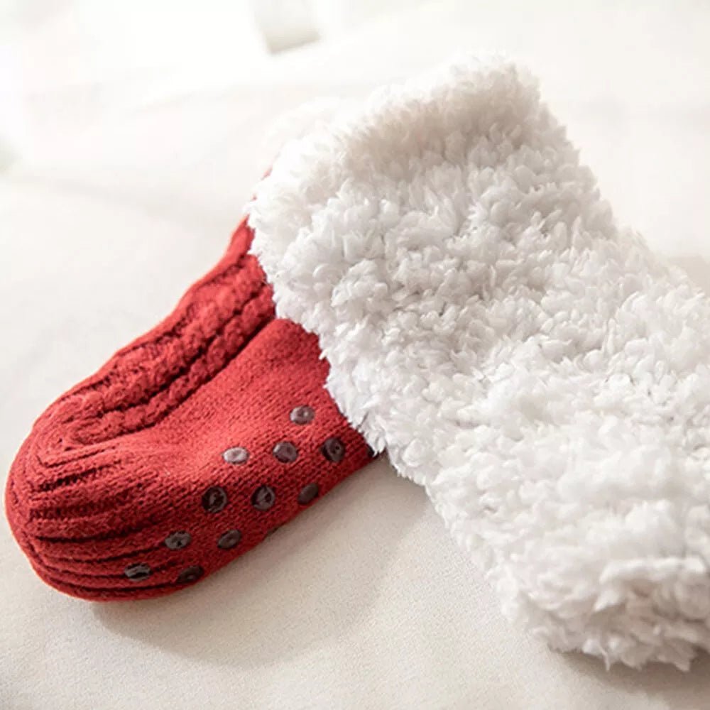 Thermal Non-Slip Socks - Cozy Fleece Lined Winter Women's Home Comfort