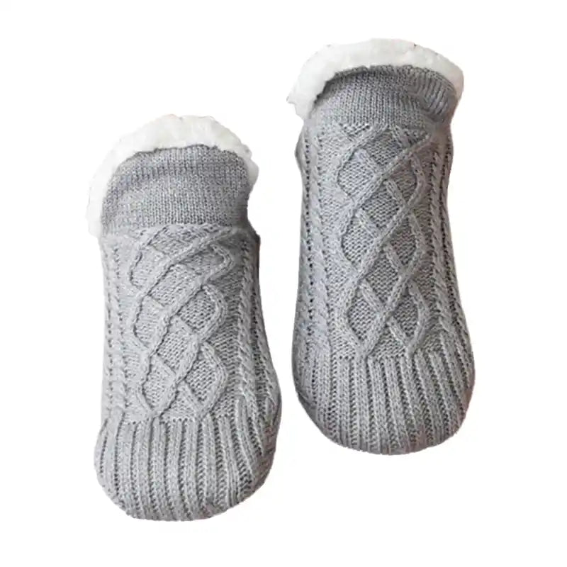 Thermal Non-Slip Socks - Cozy Fleece Lined Winter Women's Home Comfort